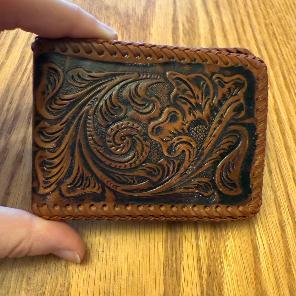 Handcrafted Vintage Brown Leather Wallet